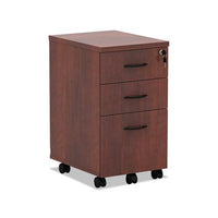 Alera Valencia Mobile Box-box-file Pedestal File, 15.88w X 20.5d X 28.38h, Medium Cherry