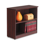 Alera Valencia Series Bookcase, Two-shelf, 31 3-4w X 14d X 29 1-2h, Mahogany