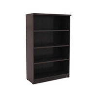 Alera Valencia Series Bookcase, Four-shelf, 31 3-4w X 14d X 54 7-8h, Espresso