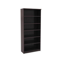 Alera Valencia Series Bookcase, Six-shelf, 31 3-4w X 14d X 80 1-4h, Espresso