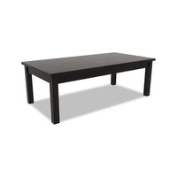 Alera Valencia Series Occasional Table, Rectangle, 47 1-4w X 19 1-8d X 16 3-8h, Black