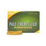 Pale Crepe Gold Rubber Bands, Size 19, 0.04" Gauge, Crepe, 1 Lb Box, 1,890-box