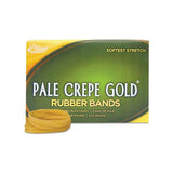 Pale Crepe Gold Rubber Bands, Size 32, 0.04" Gauge, Crepe, 1 Lb Box, 1,100-box