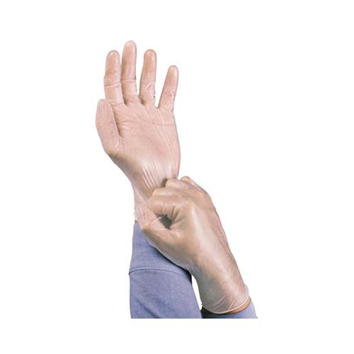Dura-touch 5 Mil Pvc Disposable Gloves, Medium, Clear, 100-box