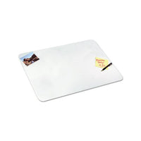 Eco-clear Desk Pad With Antimicrobial Protection, 19 X 24, Clear Polyurethane