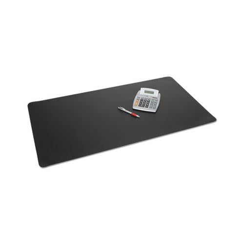 Rhinolin Ii Desk Pad With Antimicrobial Product Protection, 24 X 17, Black