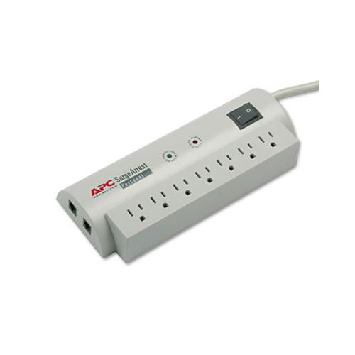 Surgearrest Personal Power Surge Protector, 7 Outlets, 6 Ft Cord, 240 Joules