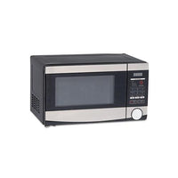 0.7 Cu.ft Capacity Microwave Oven, 700 Watts, Stainless Steel And Black