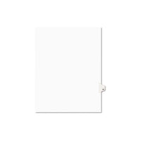 Preprinted Legal Exhibit Side Tab Index Dividers, Avery Style, 10-tab, 19, 11 X 8.5, White, 25-pack, (1019)
