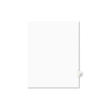 Preprinted Legal Exhibit Side Tab Index Dividers, Avery Style, 10-tab, 21, 11 X 8.5, White, 25-pack, (1021)