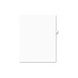 Preprinted Legal Exhibit Side Tab Index Dividers, Avery Style, 10-tab, 34, 11 X 8.5, White, 25-pack, (1034)