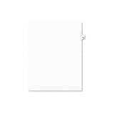 Preprinted Legal Exhibit Side Tab Index Dividers, Avery Style, 10-tab, 55, 11 X 8.5, White, 25-pack, (1055)