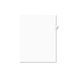 Preprinted Legal Exhibit Side Tab Index Dividers, Avery Style, 10-tab, 56, 11 X 8.5, White, 25-pack, (1056)