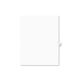 Preprinted Legal Exhibit Side Tab Index Dividers, Avery Style, 10-tab, 65, 11 X 8.5, White, 25-pack, (1065)