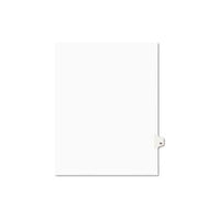 Preprinted Legal Exhibit Side Tab Index Dividers, Avery Style, 10-tab, 70, 11 X 8.5, White, 25-pack, (1070)