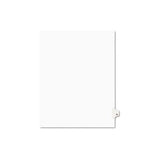 Preprinted Legal Exhibit Side Tab Index Dividers, Avery Style, 10-tab, 73, 11 X 8.5, White, 25-pack, (1073)