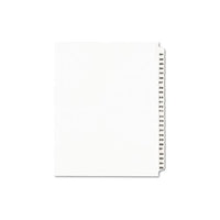Preprinted Legal Exhibit Side Tab Index Dividers, Avery Style, 25-tab, 301 To 325, 11 X 8.5, White, 1 Set, (1342)