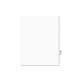 Avery-style Preprinted Legal Side Tab Divider, Exhibit H, Letter, White, 25-pack, (1378)