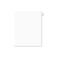 Preprinted Legal Exhibit Side Tab Index Dividers, Avery Style, 26-tab, A, 11 X 8.5, White, 25-pack, (1401)