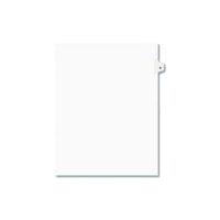 Preprinted Legal Exhibit Side Tab Index Dividers, Avery Style, 26-tab, D, 11 X 8.5, White, 25-pack, (1404)