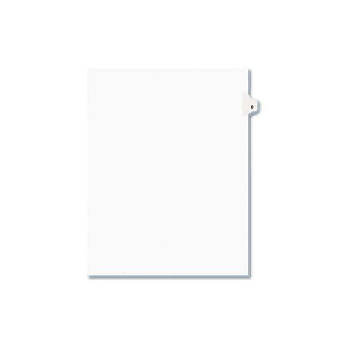 Preprinted Legal Exhibit Side Tab Index Dividers, Avery Style, 26-tab, D, 11 X 8.5, White, 25-pack, (1404)