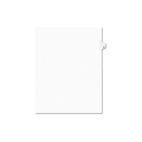 Preprinted Legal Exhibit Side Tab Index Dividers, Avery Style, 26-tab, E, 11 X 8.5, White, 25-pack, (1405)