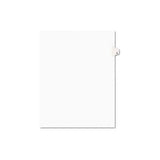 Preprinted Legal Exhibit Side Tab Index Dividers, Avery Style, 26-tab, E, 11 X 8.5, White, 25-pack, (1405)