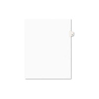 Preprinted Legal Exhibit Side Tab Index Dividers, Avery Style, 26-tab, F, 11 X 8.5, White, 25-pack, (1406)