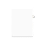 Preprinted Legal Exhibit Side Tab Index Dividers, Avery Style, 26-tab, G, 11 X 8.5, White, 25-pack, (1407)