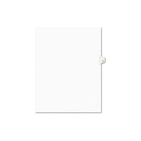 Preprinted Legal Exhibit Side Tab Index Dividers, Avery Style, 26-tab, J, 11 X 8.5, White, 25-pack, (1410)