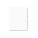 Preprinted Legal Exhibit Side Tab Index Dividers, Avery Style, 26-tab, J, 11 X 8.5, White, 25-pack, (1410)