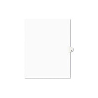 Preprinted Legal Exhibit Side Tab Index Dividers, Avery Style, 26-tab, N, 11 X 8.5, White, 25-pack, (1414)