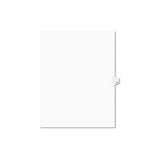 Preprinted Legal Exhibit Side Tab Index Dividers, Avery Style, 26-tab, N, 11 X 8.5, White, 25-pack, (1414)