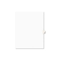 Preprinted Legal Exhibit Side Tab Index Dividers, Avery Style, 26-tab, O, 11 X 8.5, White, 25-pack, (1415)