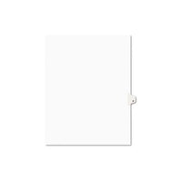 Preprinted Legal Exhibit Side Tab Index Dividers, Avery Style, 26-tab, P, 11 X 8.5, White, 25-pack, (1416)
