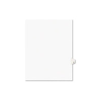 Preprinted Legal Exhibit Side Tab Index Dividers, Avery Style, 26-tab, S, 11 X 8.5, White, 25-pack, (1419)