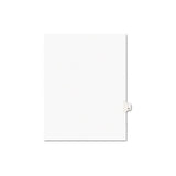 Preprinted Legal Exhibit Side Tab Index Dividers, Avery Style, 26-tab, S, 11 X 8.5, White, 25-pack, (1419)