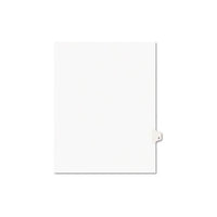 Preprinted Legal Exhibit Side Tab Index Dividers, Avery Style, 26-tab, T, 11 X 8.5, White, 25-pack, (1420)