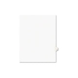 Preprinted Legal Exhibit Side Tab Index Dividers, Avery Style, 26-tab, T, 11 X 8.5, White, 25-pack, (1420)