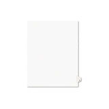 Preprinted Legal Exhibit Side Tab Index Dividers, Avery Style, 26-tab, Y, 11 X 8.5, White, 25-pack, (1425)