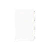 Preprinted Legal Exhibit Side Tab Index Dividers, Avery Style, 25-tab, 26 To 50, 14 X 8.5, White, 1 Set, (1431)