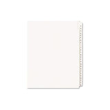 Preprinted Legal Exhibit Side Tab Index Dividers, Allstate Style, 26-tab, A To Z, 11 X 8.5, White, 1 Set, (1700)