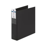 Economy Non-view Binder With Round Rings, 3 Rings, 2" Capacity, 11 X 8.5, Black, (4501)