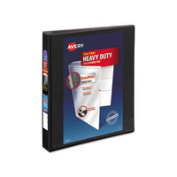 Heavy-duty Non Stick View Binder With Durahinge And Slant Rings, 3 Rings, 1" Capacity, 11 X 8.5, Black, (5300)