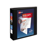 Heavy-duty Non Stick View Binder With Durahinge And Slant Rings, 3 Rings, 2" Capacity, 11 X 8.5, Black, (5500)