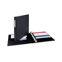 Durable Non-view Binder With Durahinge And Ezd Rings, 3 Rings, 1" Capacity, 11 X 8.5, Black, (8302)