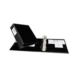 Durable Non-view Binder With Durahinge And Ezd Rings, 3 Rings, 2" Capacity, 11 X 8.5, Black, (8502)