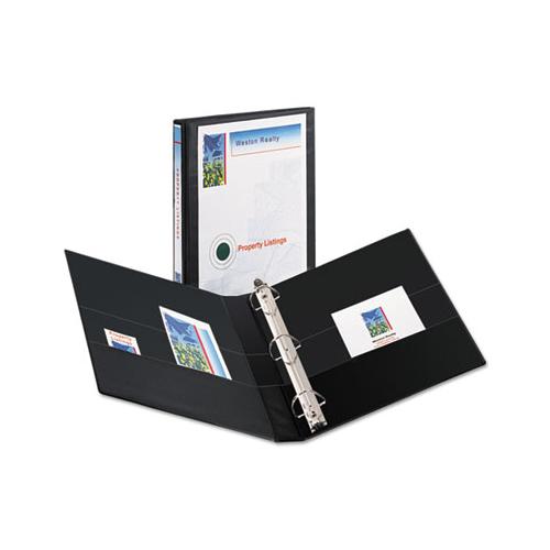 Durable View Binder With Durahinge And Ezd Rings, 3 Rings, 1" Capacity, 11 X 8.5, Black, (9300)