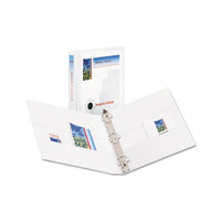 Durable View Binder With Durahinge And Ezd Rings, 3 Rings, 1" Capacity, 11 X 8.5, White, (9301)