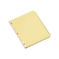 Preprinted Laminated Tab Dividers W-gold Reinforced Binding Edge, 31-tab, Letter